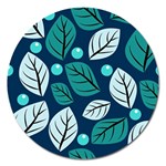 Vibrant Fall Autumn  Magnet 5  (Round)