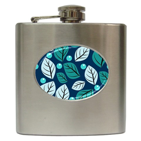 Vibrant Fall Autumn  Hip Flask (6 oz) from ArtsNow.com Front