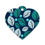 Vibrant Fall Autumn  Dog Tag Heart (One Side)