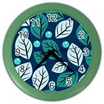 Vibrant Fall Autumn  Color Wall Clock