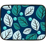 Vibrant Fall Autumn  Fleece Blanket (Mini)