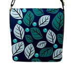 Vibrant Fall Autumn  Flap Closure Messenger Bag (L)