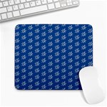 Little White Daisies  Flowers Garden Large Mousepad