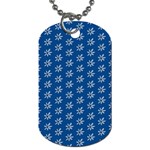 Little White Daisies  Flowers Garden Dog Tag (One Side)