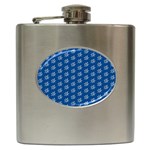 Little White Daisies  Flowers Garden Hip Flask (6 oz)