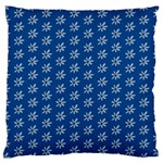 Little White Daisies  Flowers Garden Large Cushion Case (One Side)