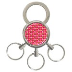 Little Flowers Garden   3-Ring Key Chain