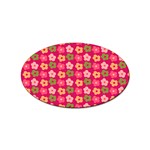 Little Flowers Garden   Sticker (Oval)