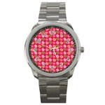 Little Flowers Garden   Sport Metal Watch