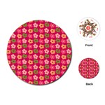 Little Flowers Garden   Playing Cards Single Design (Round)