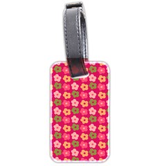 Little Flowers Garden   Luggage Tag (two sides) from ArtsNow.com Back