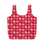 Little Flowers Garden   Full Print Recycle Bag (M)