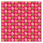 Little Flowers Garden   Square Satin Scarf (36  x 36 )