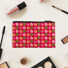 Little Flowers Garden   Cosmetic Bag (XS) from ArtsNow.com Back