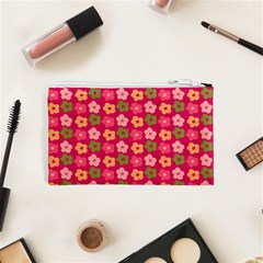 Little Flowers Garden   Cosmetic Bag (XS) from ArtsNow.com Back