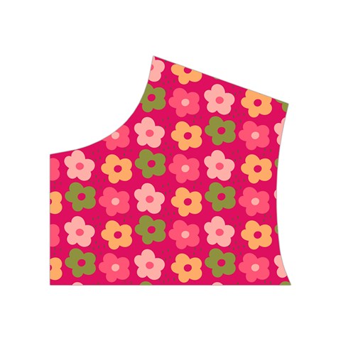 Little Flowers Garden   Women s Button Up Vest from ArtsNow.com Top Left