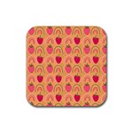 The Cutest Harvest   Rubber Coaster (Square)