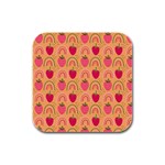 The Cutest Harvest   Rubber Square Coaster (4 pack)