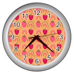 The Cutest Harvest   Wall Clock (Silver)