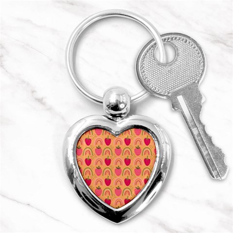 The Cutest Harvest   Key Chain (Heart) from ArtsNow.com Front