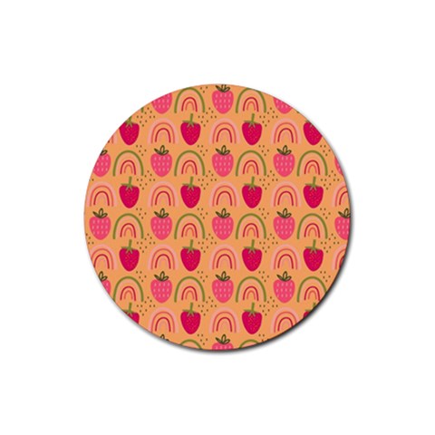 The Cutest Harvest   Rubber Coaster (Round) from ArtsNow.com Front