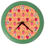 The Cutest Harvest   Color Wall Clock