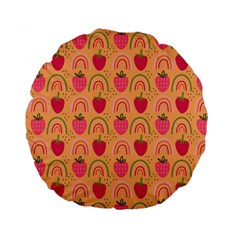 The Cutest Harvest   Standard 15  Premium Flano Round Cushion  from ArtsNow.com Front