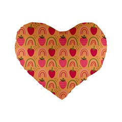 The Cutest Harvest   Standard 16  Premium Flano Heart Shape Cushion  from ArtsNow.com Front