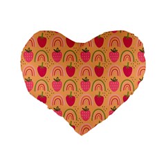 The Cutest Harvest   Standard 16  Premium Flano Heart Shape Cushion  from ArtsNow.com Back