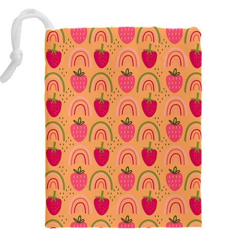 The Cutest Harvest   Drawstring Pouch (5XL) from ArtsNow.com Back