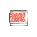 Pink Floral Wall Italian Charm (9mm)