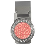 Pink Floral Wall Money Clip (CZ)