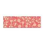 Pink Floral Wall Sticker Bumper (10 pack)