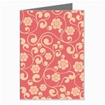 Pink Floral Wall Greeting Card