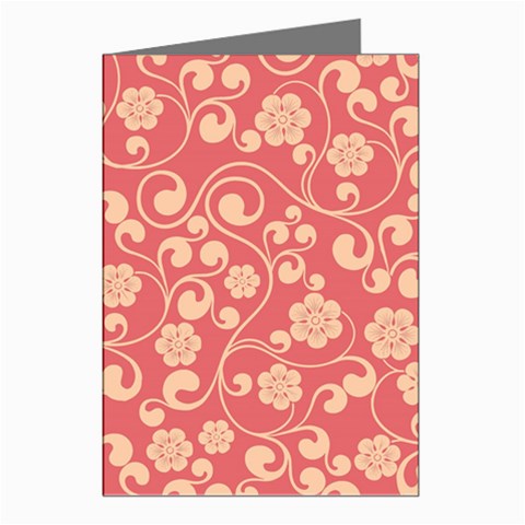 Pink Floral Wall Greeting Cards (Pkg of 8) from ArtsNow.com Left