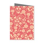 Pink Floral Wall Mini Greeting Cards (Pkg of 8)