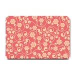 Pink Floral Wall Small Doormat