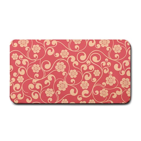 Pink Floral Wall Medium Bar Mat from ArtsNow.com 16 x8.5  Bar Mat