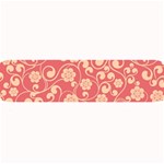 Pink Floral Wall Large Bar Mat