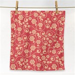 Pink Floral Wall Face Towel