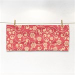 Pink Floral Wall Hand Towel