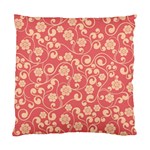 Pink Floral Wall Standard Cushion Case (Two Sides)