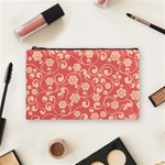 Pink Floral Wall Cosmetic Bag (Medium)