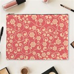 Pink Floral Wall Cosmetic Bag (XL)