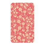 Pink Floral Wall Memory Card Reader (Rectangular)