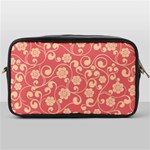 Pink Floral Wall Toiletries Bag (One Side)