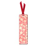 Pink Floral Wall Small Book Mark