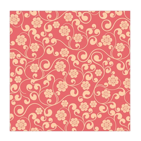 Pink Floral Wall Duvet Cover (Queen Size) from ArtsNow.com Front