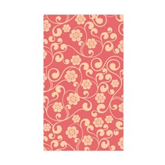 Pink Floral Wall Duvet Cover Double Side (Single Size) from ArtsNow.com Front