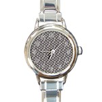 Little Spring Blossom  Round Italian Charm Watch